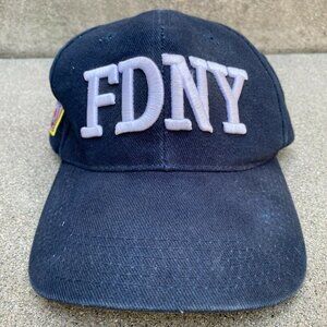 FDNY Fire Department of New York City Embroidered Patch Dad Cap Hat Sz O…​